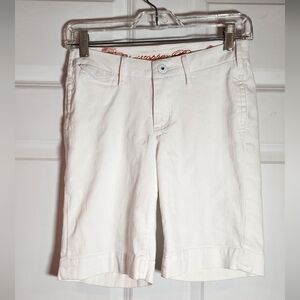 Christopher Blue White Cotton Blend Shorts Size 2